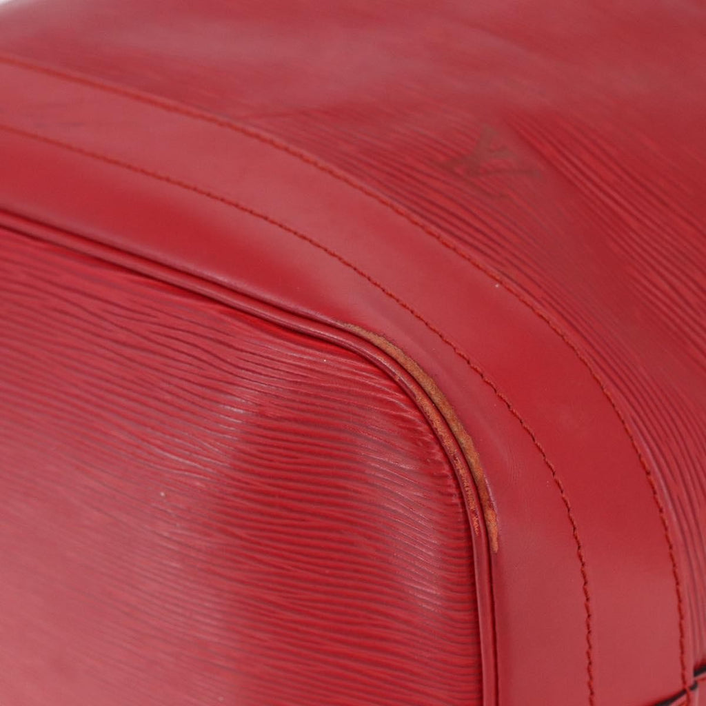 Louis Vuitton Noe Shoulder Bag Leather Red Leather Shoulder Bag Bag (Pre-Owned)