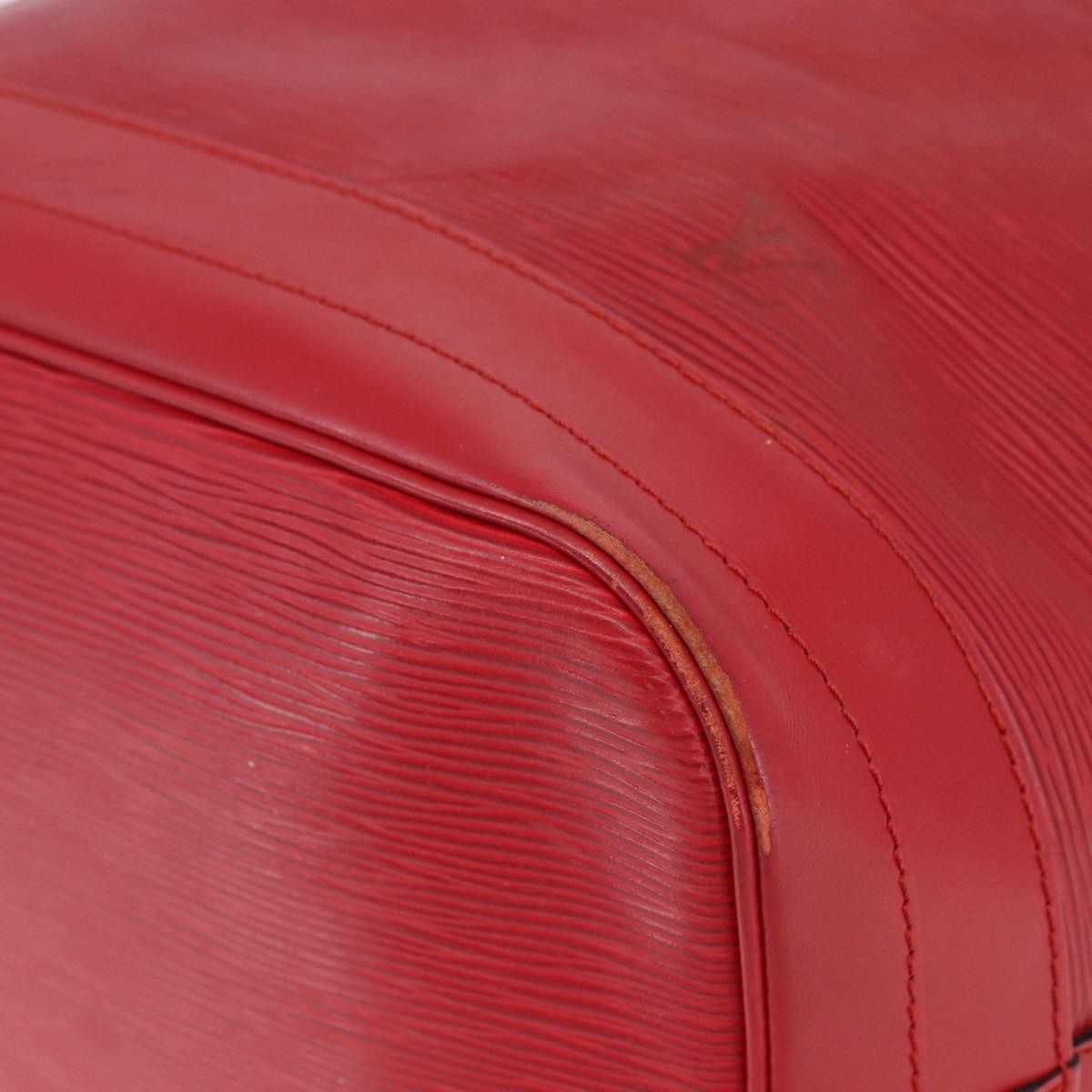 Louis Vuitton Noe Shoulder Bag Leather Red Leather Shoulder Bag Bag (Pre-Owned)