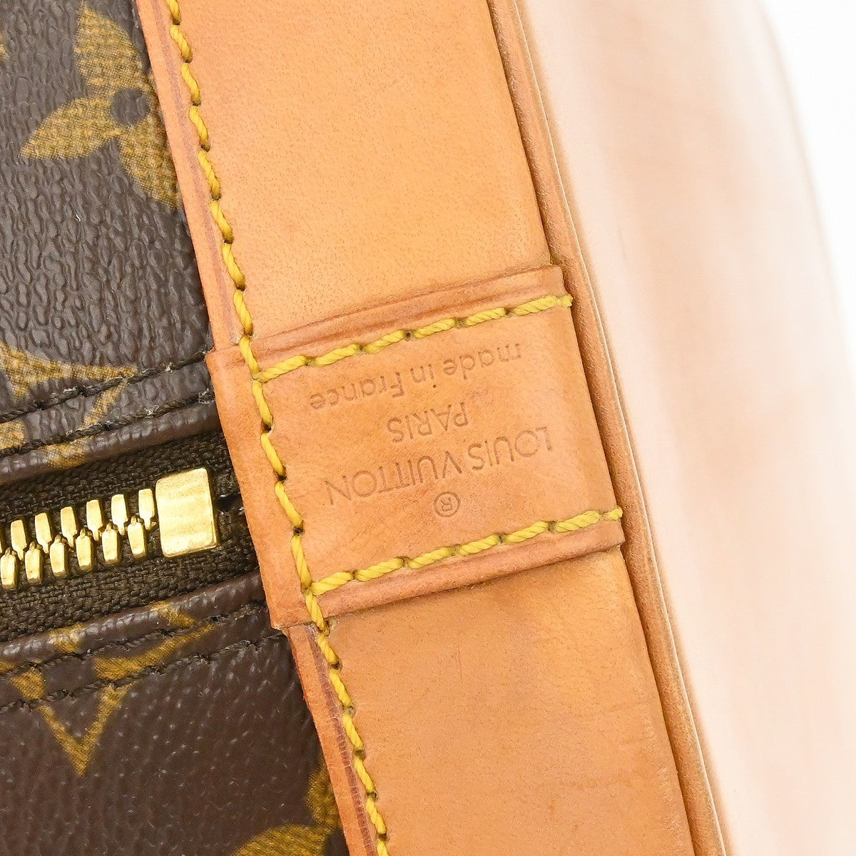 Louis Vuitton Alma Handbag Monogram Canvas Brown Canvas Handbag (Pre-Owned)