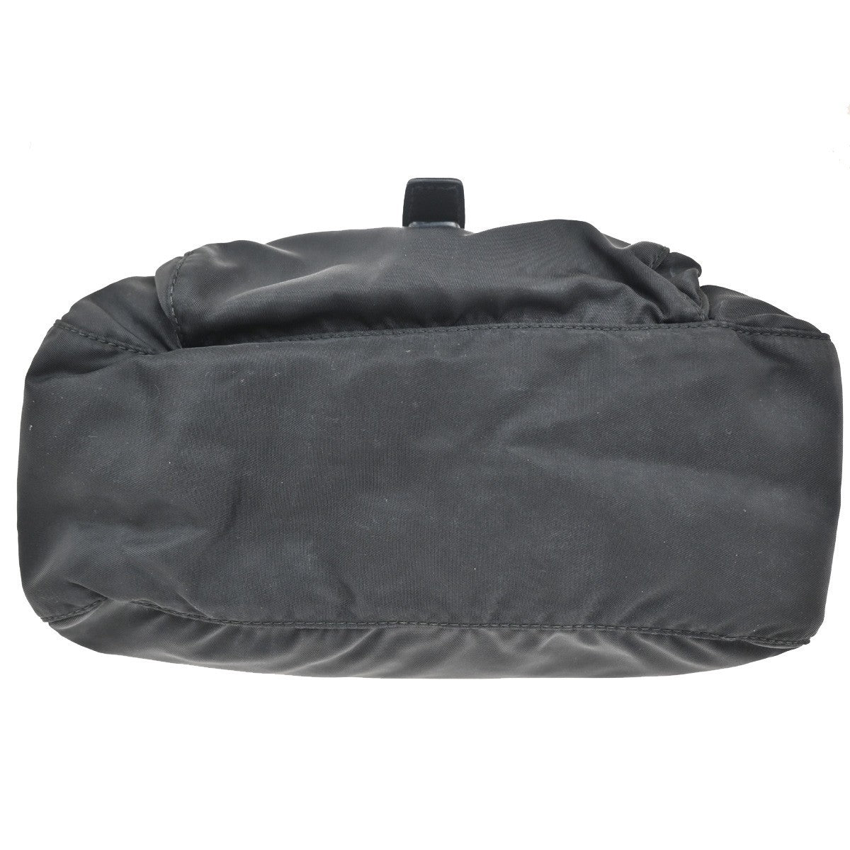 Prada Buckle Messenger Bag Tessuto Black Nylon Shoulder Bag Bag (Pre-Owned)
