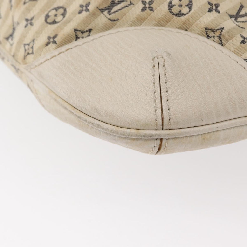 Louis Vuitton Marina Handbag Mini Lin Croisette Beige Canvas Handbag (Pre-Owned)