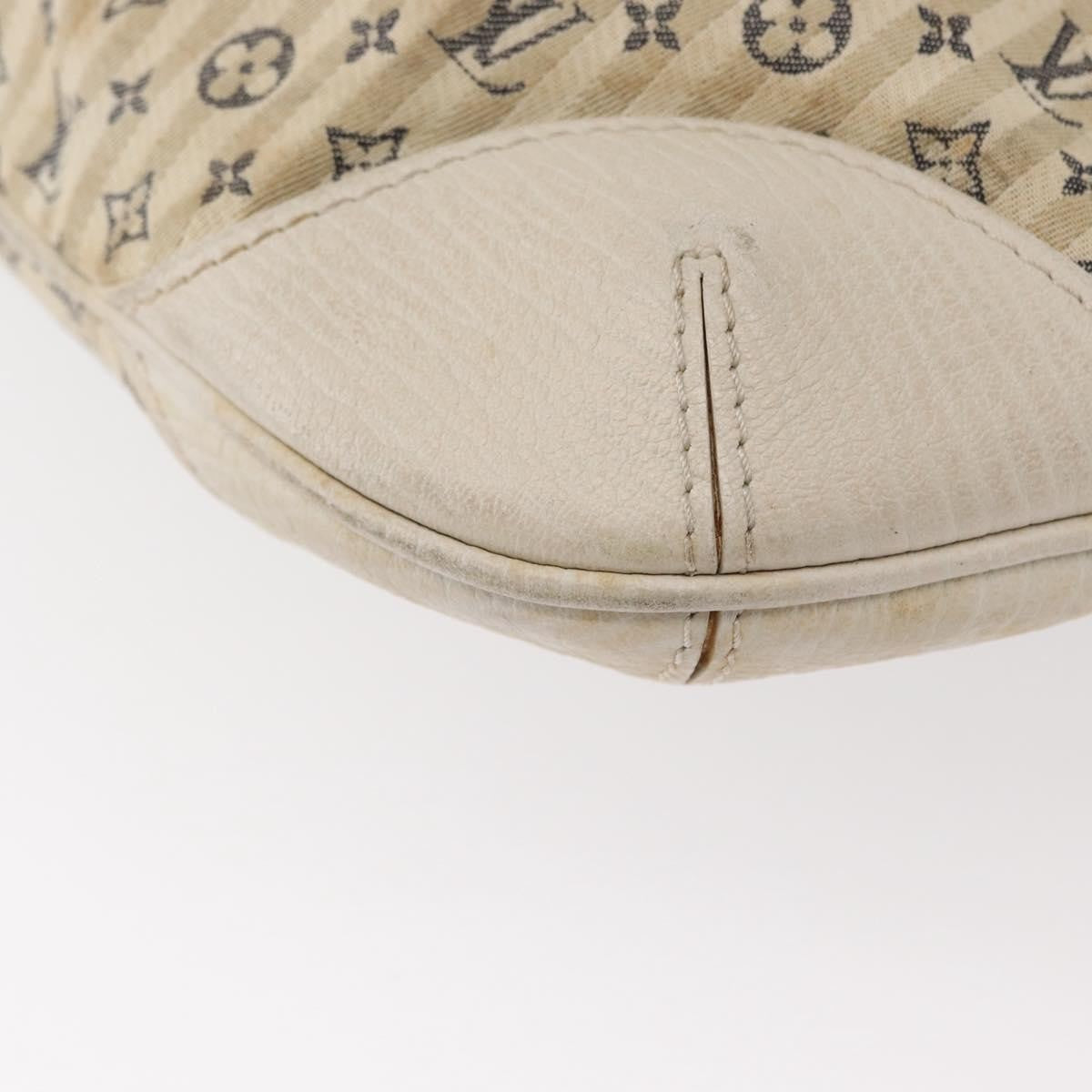 Louis Vuitton Marina Handbag Mini Lin Croisette Beige Canvas Handbag (Pre-Owned)