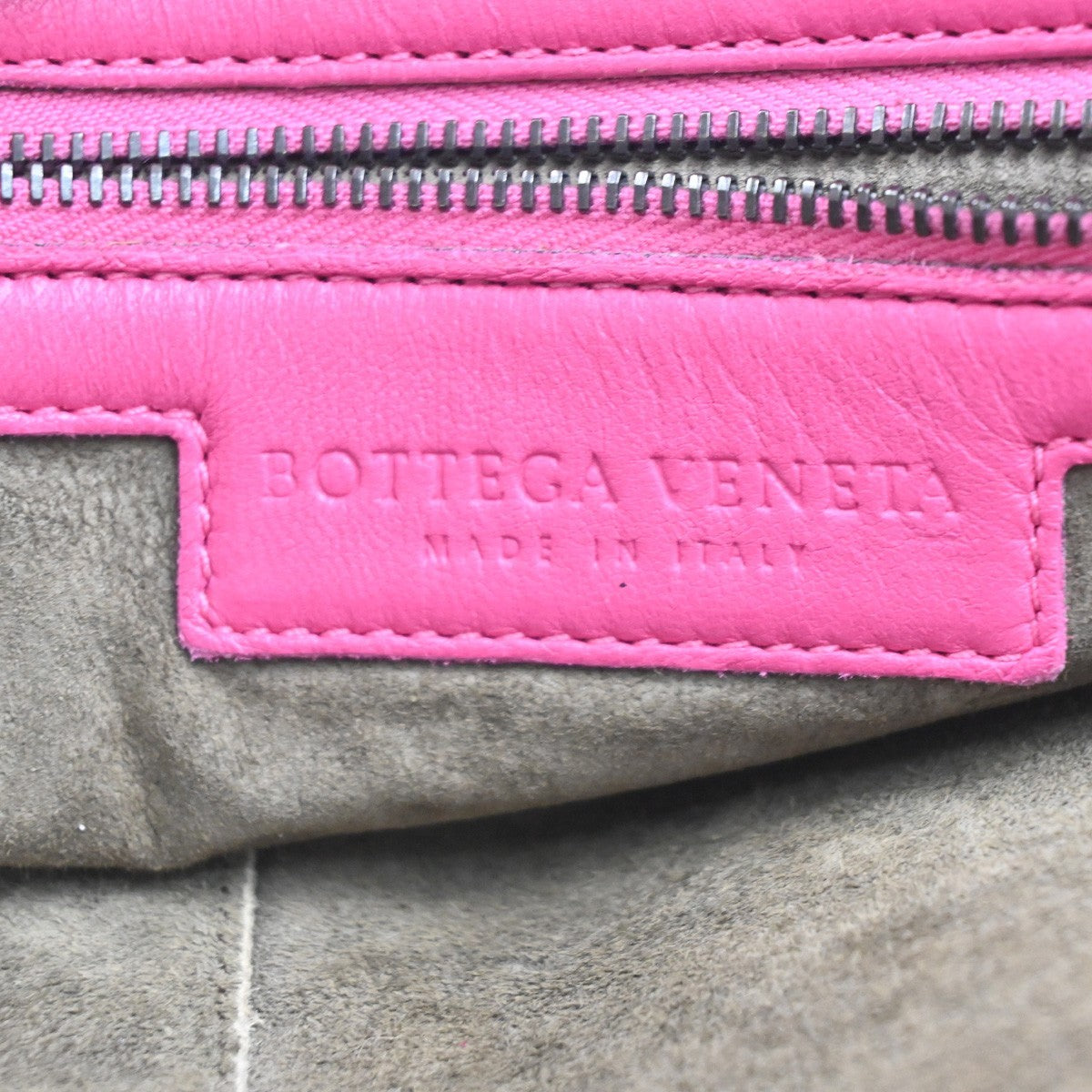Bottega Veneta Nodini Crossbody Bag Intrecciato Nappa Pink Leather Shoulder Bag Bag (Pre-Owned)