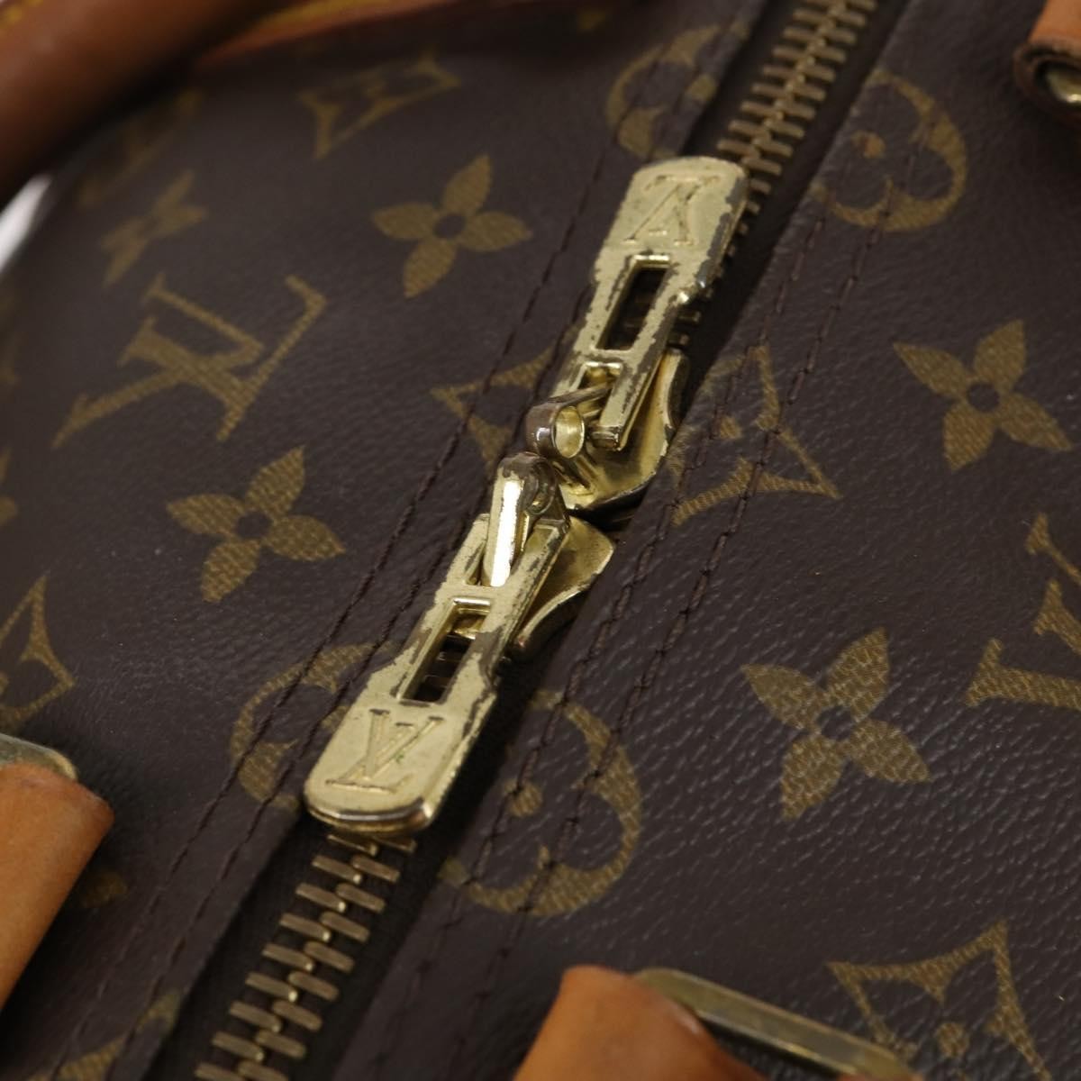 Louis Vuitton Keepall Bag Monogram Canvas Brown Canvas Travel Bag Bag (Pre-Owned)