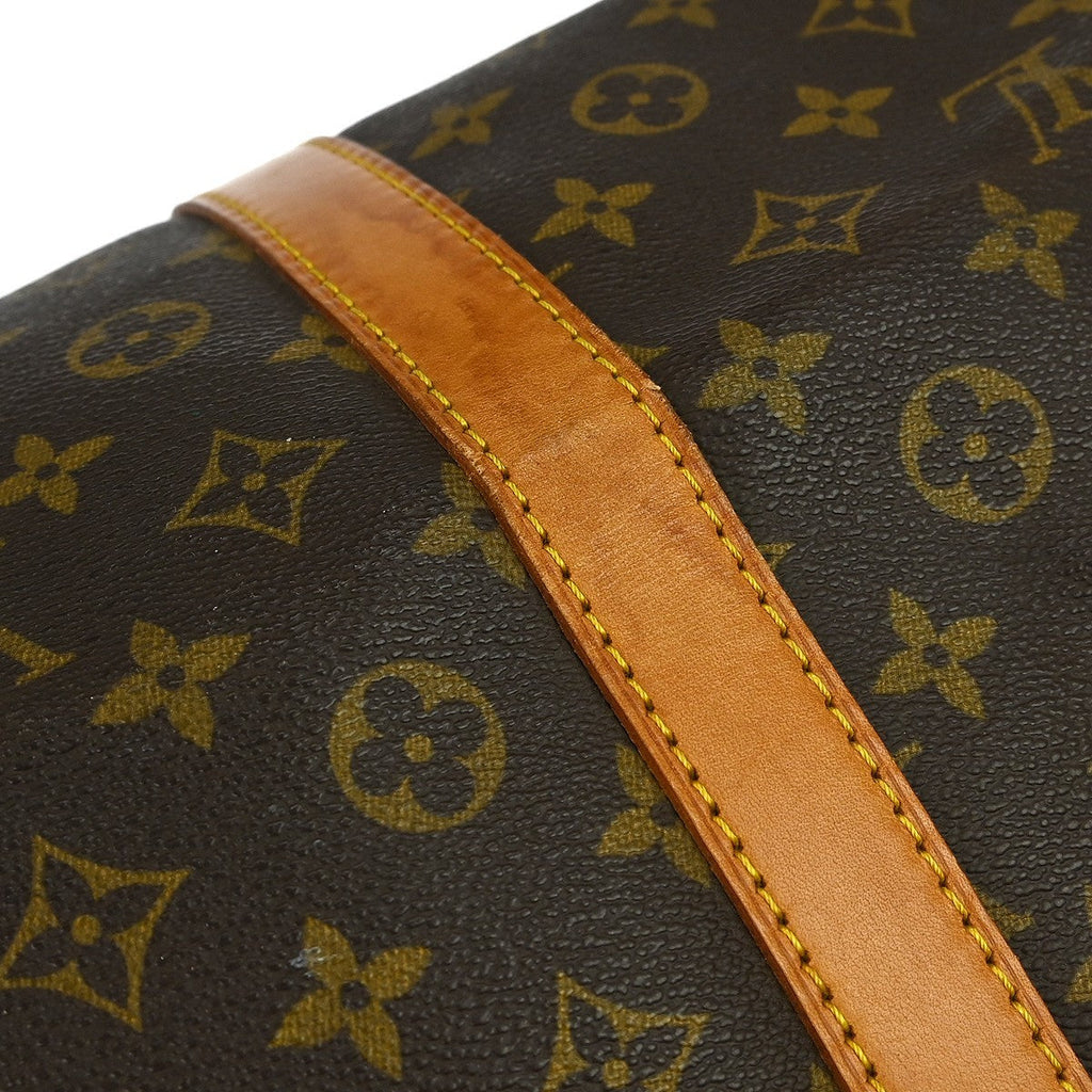 Louis Vuitton Keepall Bag Monogram Canvas Brown Canvas Travel Bag Bag (Pre-Owned)