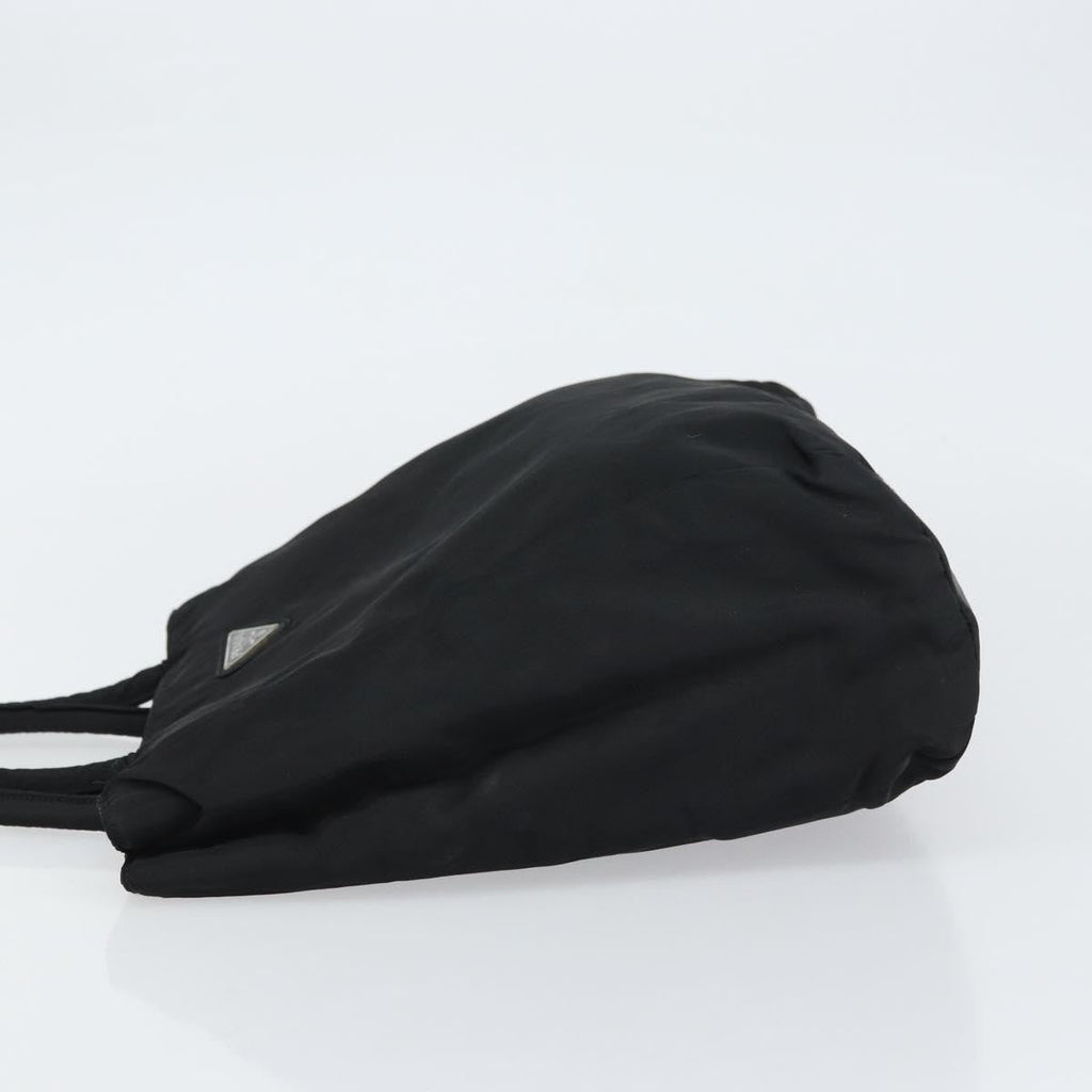 Prada Vintage Tote Nylon Black Nylon Tote Bag Bag (Pre-Owned)