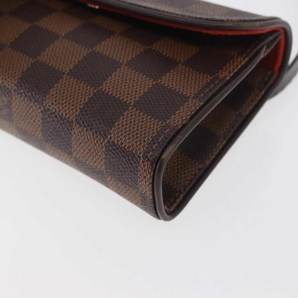 Louis Vuitton Florentine Waist Bag Monogram Canvas Brown Canvas Clutche & Pouche Bag (Pre-Owned)