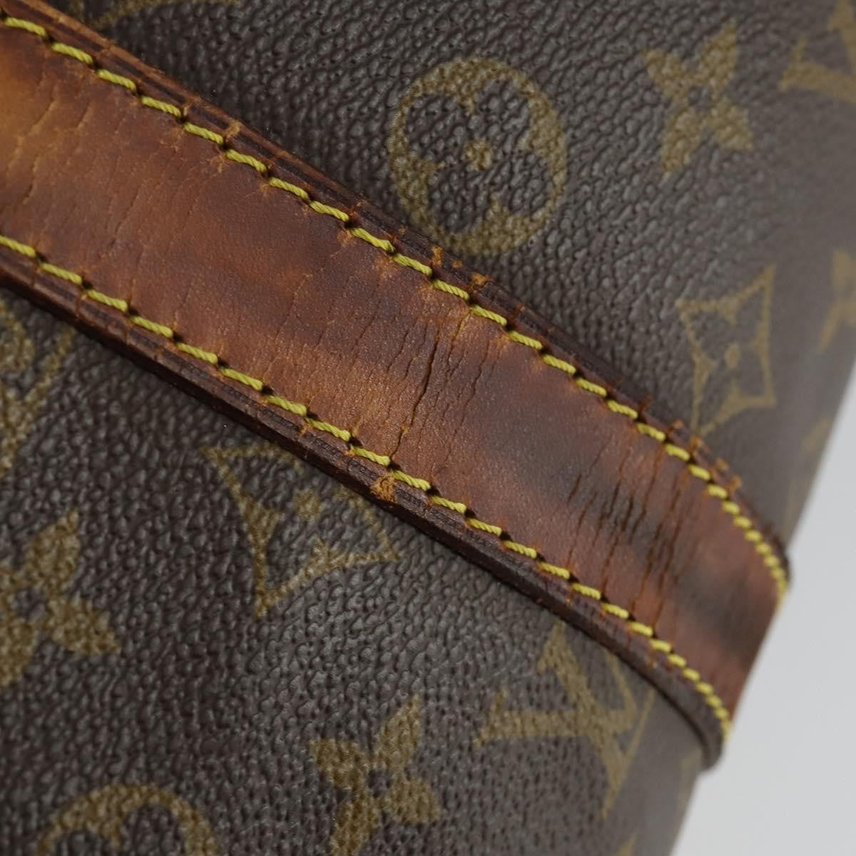 Louis Vuitton Keepall Bag Monogram Canvas Brown Canvas Travel Bag Bag (Pre-Owned)