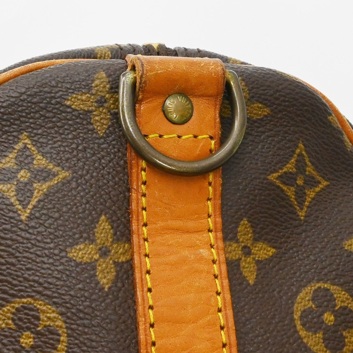 Louis Vuitton Keepall Bandouliere Bag Monogram Canvas Brown Canvas Travel Bag Bag (Pre-Owned)