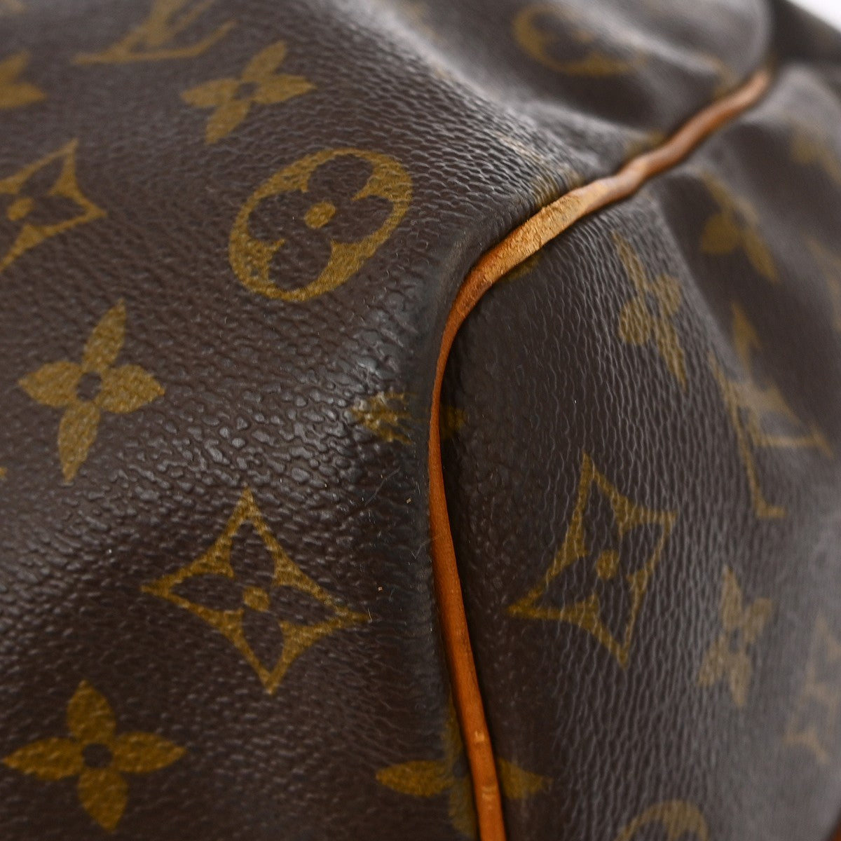 Louis Vuitton Keepall Bandouliere Bag Monogram Canvas Brown Canvas Travel Bag Bag (Pre-Owned)