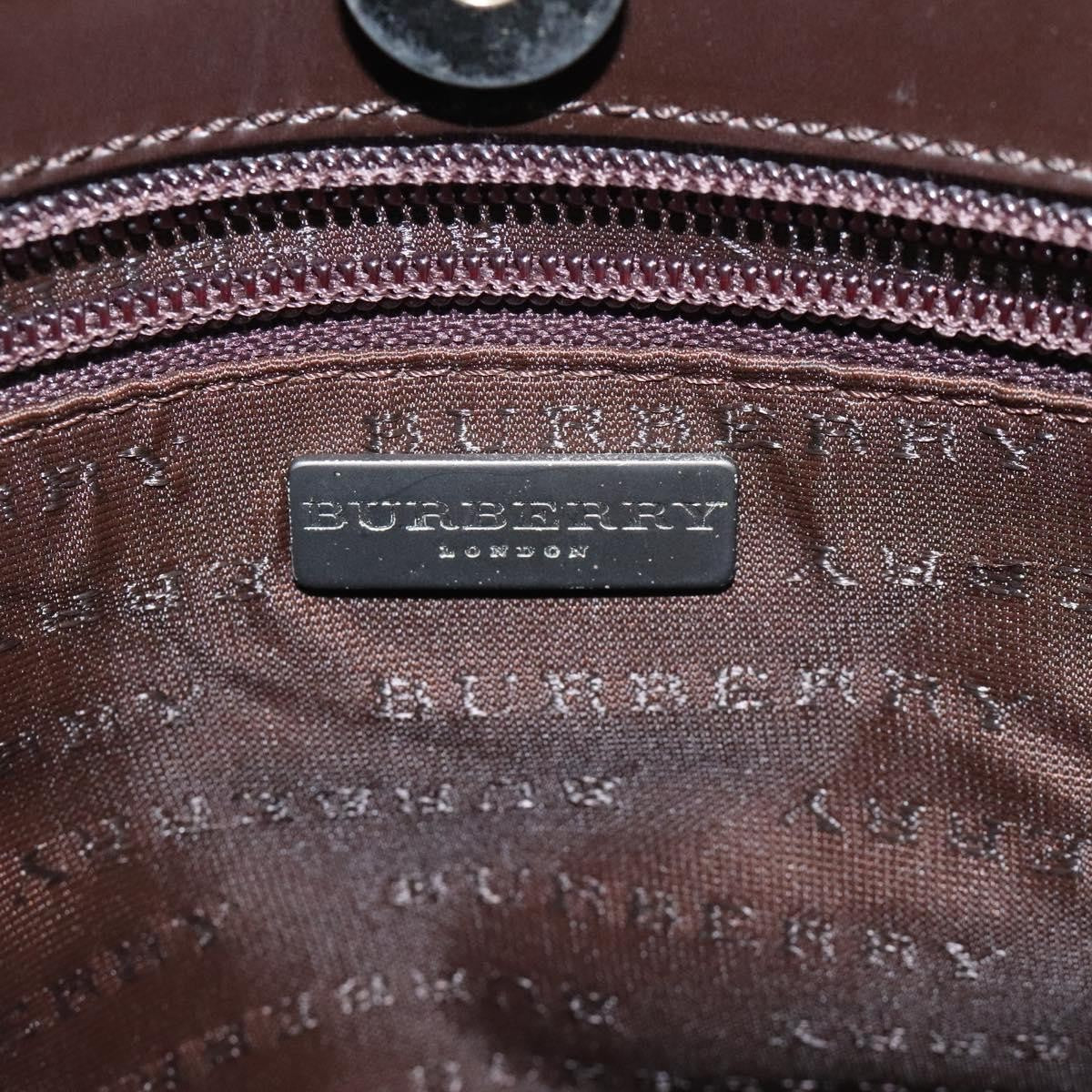 Burberry Nova Check Handbag Nova Check Canvas Beige Canvas Handbag (Pre-Owned)