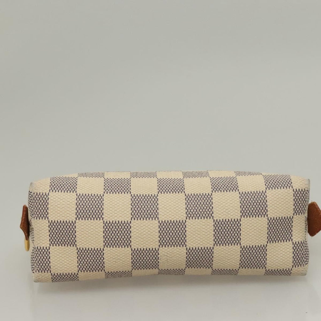 Louis Vuitton Cosmetic Pouch Damier White Canvas Bag (Pre-Owned)