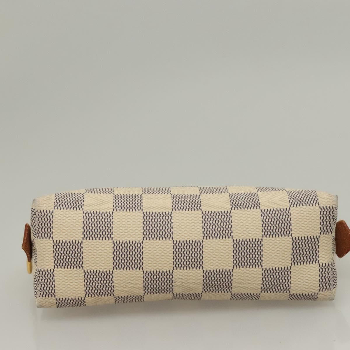 Louis Vuitton Cosmetic Pouch Damier White Canvas Bag (Pre-Owned)