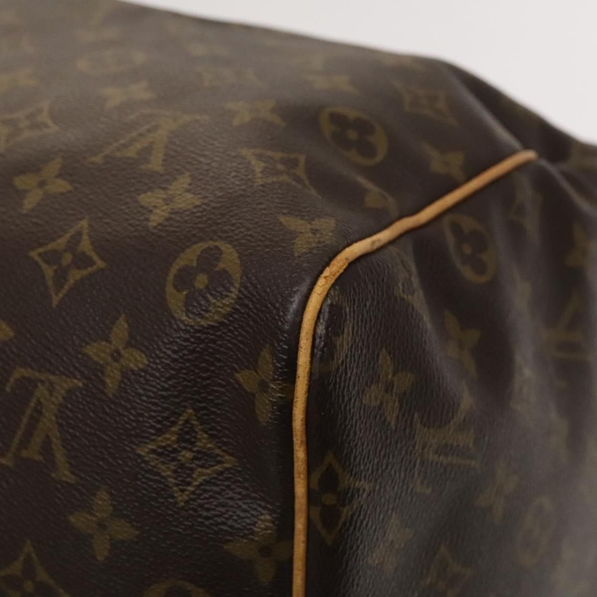 Louis Vuitton Keepall Bag Monogram Canvas Brown Canvas Travel Bag Bag (Pre-Owned)