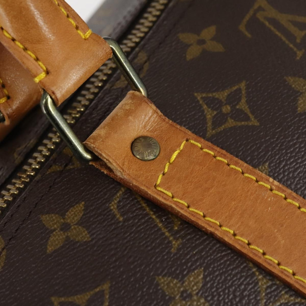 Louis Vuitton Keepall Bag Monogram Canvas Brown Canvas Travel Bag Bag (Pre-Owned)