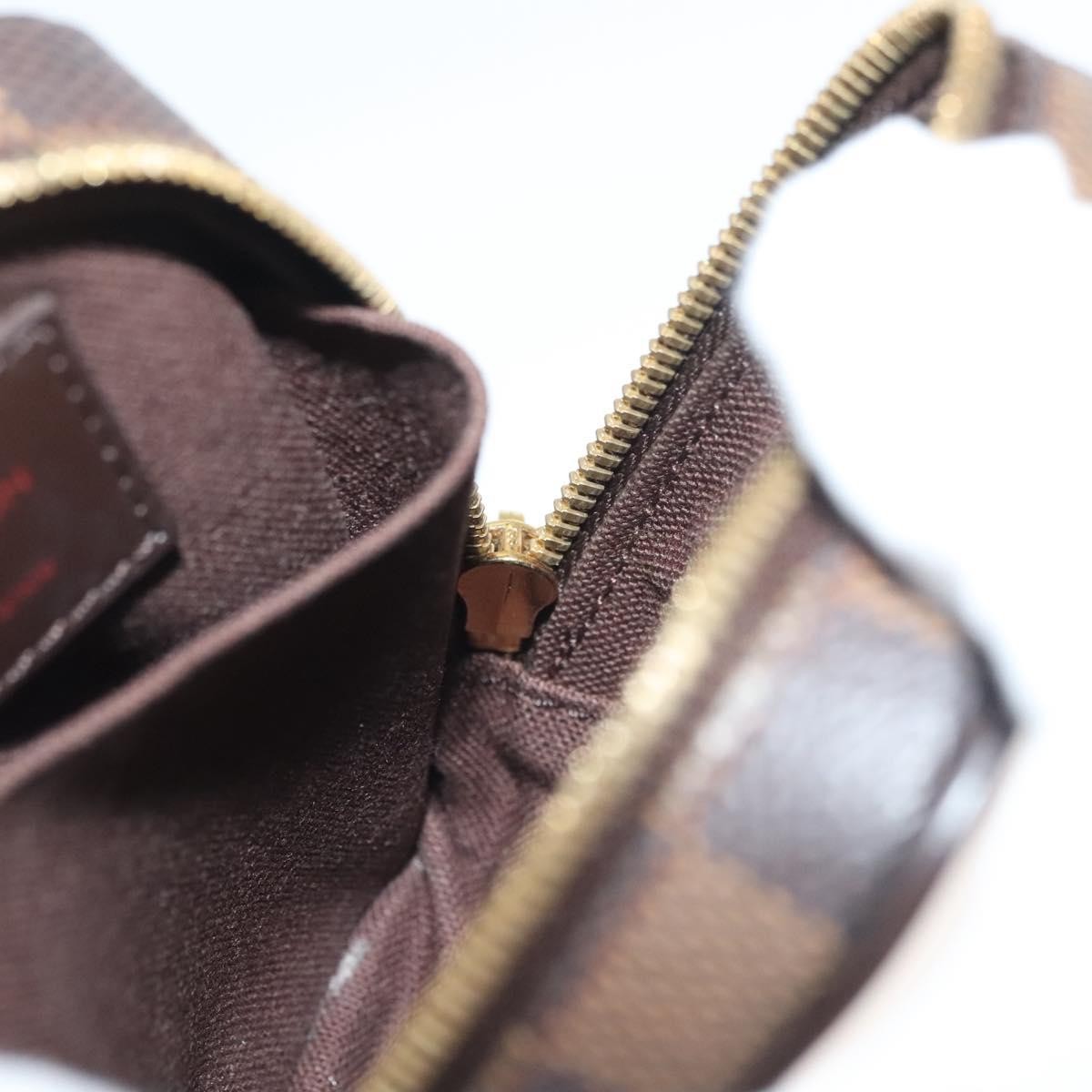 Louis Vuitton Etui Okapi Camera Case Damier Brown Canvas Clutche & Pouche Bag (Pre-Owned)
