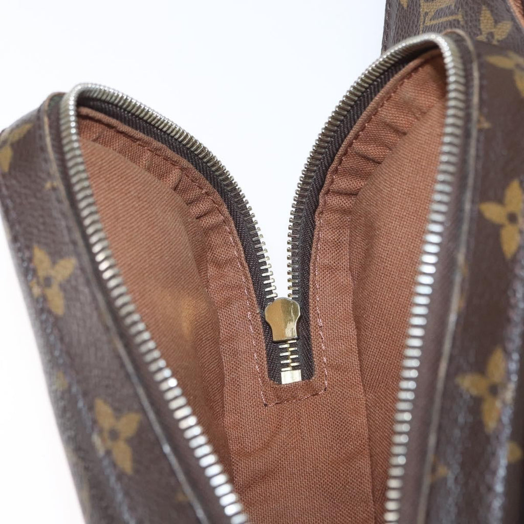 Louis Vuitton Geronimos Waist Bag Monogram Canvas Brown Canvas Shoulder Bag Bag (Pre-Owned)