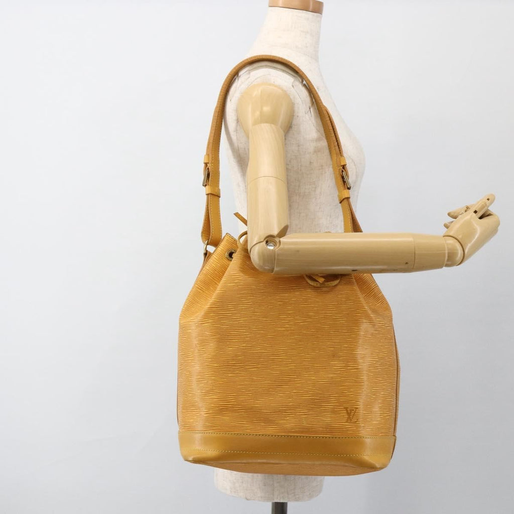 Louis Vuitton Noe Handbag Epi Leather Yellow Leather Shoulder Bag Bag (Pre-Owned)