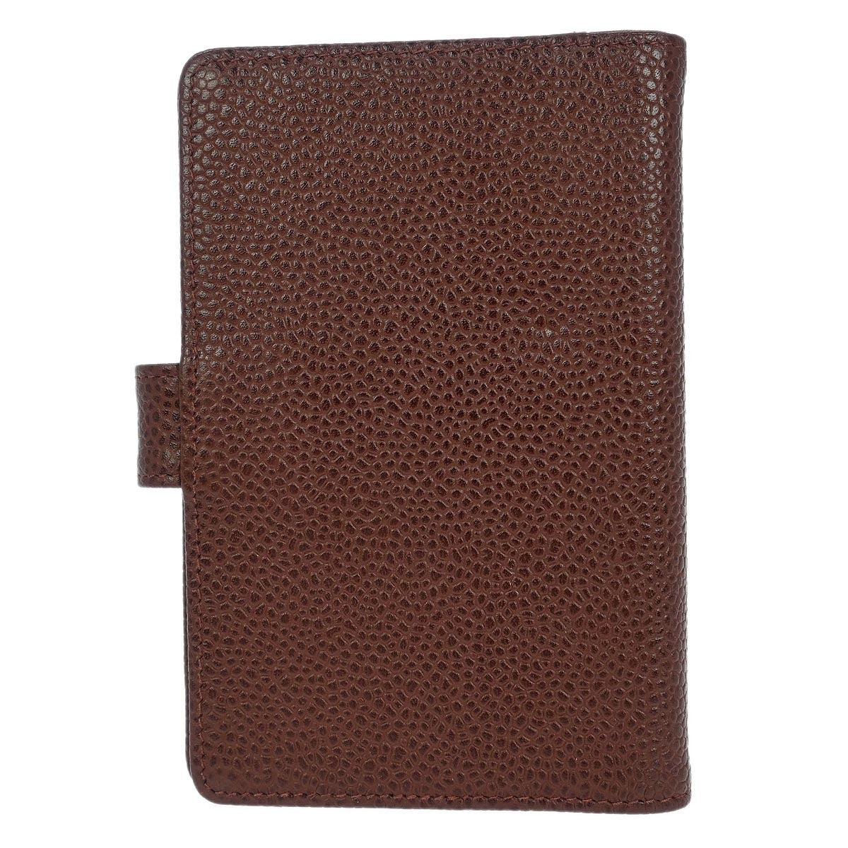 Chanel Cc Bifold Wallet Quilted Caviar Brown Leather Wallets Accessory (Pre-Owned)