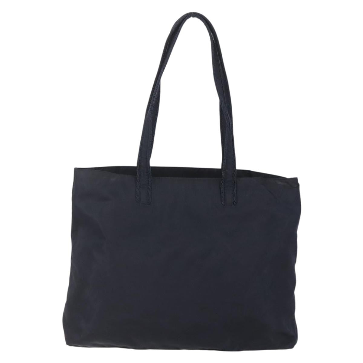 Prada Front Pocket Zip Tote Tessuto Black Nylon Tote Bag Bag (Pre-Owned)