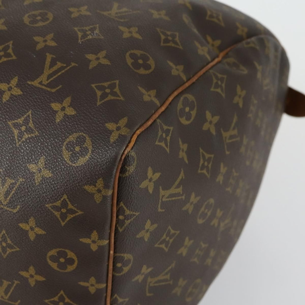 Louis Vuitton Keepall Bag Monogram Canvas Brown Canvas Travel Bag Bag (Pre-Owned)