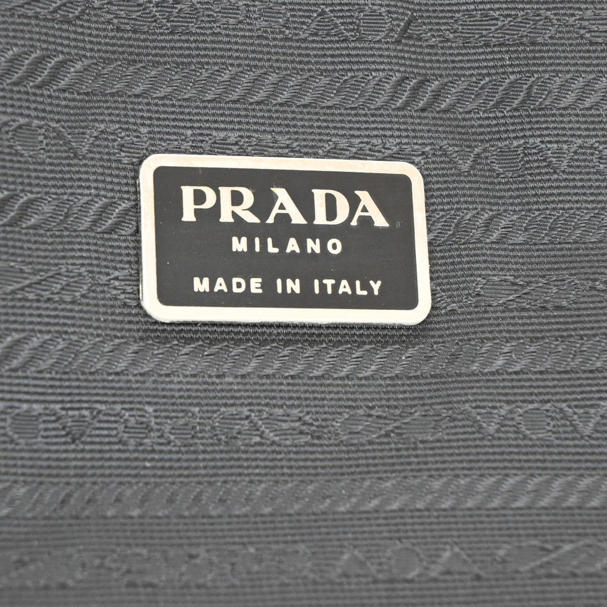 Prada Expandable Front Zip Boston Bag Tessuto Black Nylon Travel Bag Bag (Pre-Owned)