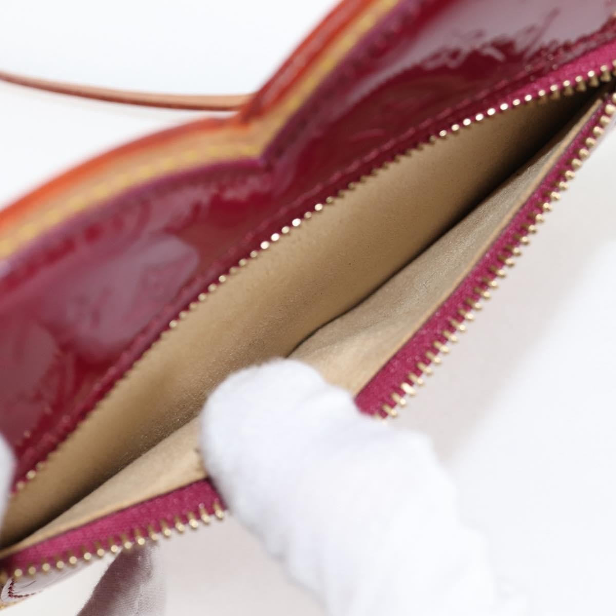 Louis Vuitton Conte De Fees Butterfly Crossbody Bag Monogram Vernis Burgundy Patent_Leather Clutche & Pouche Bag (Pre-Owned)