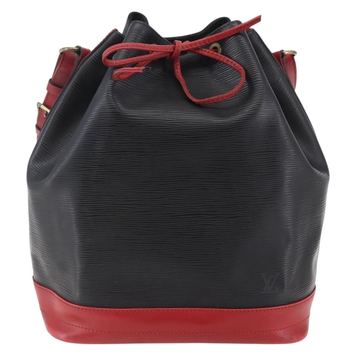 Louis Vuitton Bicolor Noe Handbag Epi Leather Black Leather Bag (Pre-Owned)