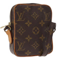 Louis Vuitton Danube Handbag Monogram Canvas Brown Canvas Shoulder Bag Bag (Pre-Owned)