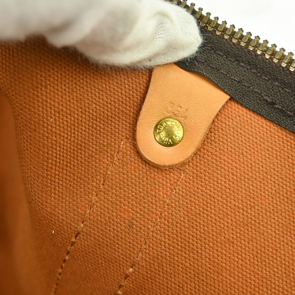 Louis Vuitton Keepall Bag Monogram Canvas Brown Canvas Travel Bag Bag (Pre-Owned)