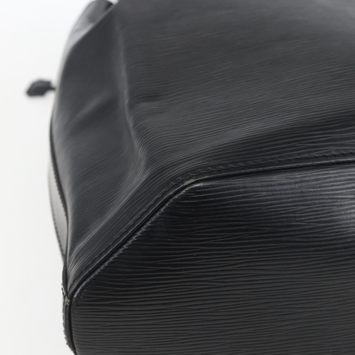 Louis Vuitton Sac A Dos Drawstring Backpack Epi Leather Black Leather Backpack Bag (Pre-Owned)