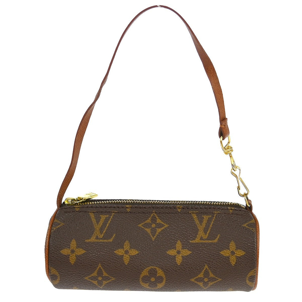 Louis Vuitton Papillon Pochette Monogram Canvas Brown Canvas Clutche & Pouche Bag (Pre-Owned)
