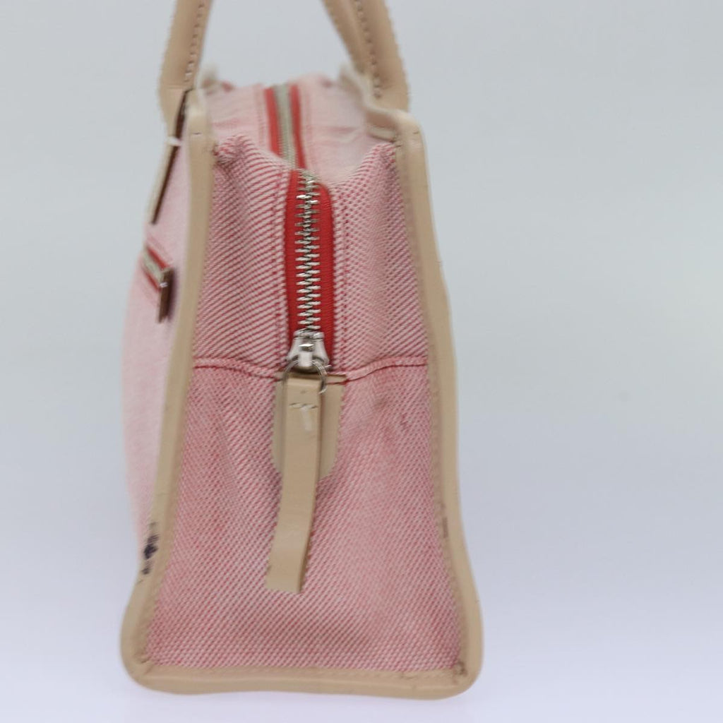 Burberry Blue Label Handbag Canvas Pink Canvas Handbag (Pre-Owned)