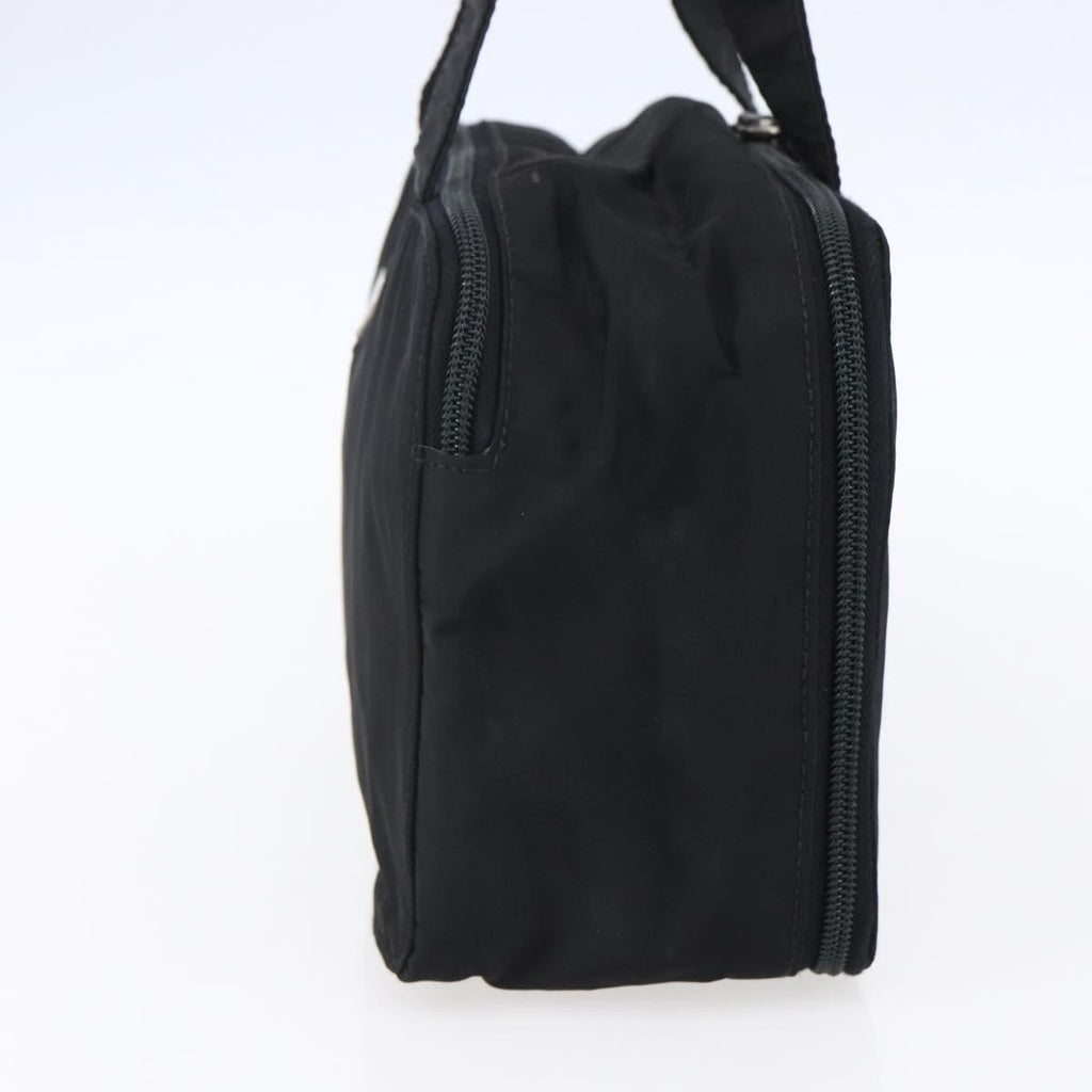 Prada Vintage Handbag Tessuto Black Nylon Handbag (Pre-Owned)