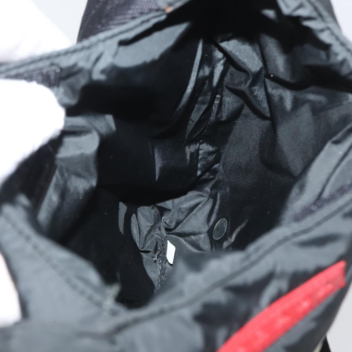 Prada Vintage Sport Shoulder Bag Nylon Black Nylon Shoulder Bag Bag (Pre-Owned)