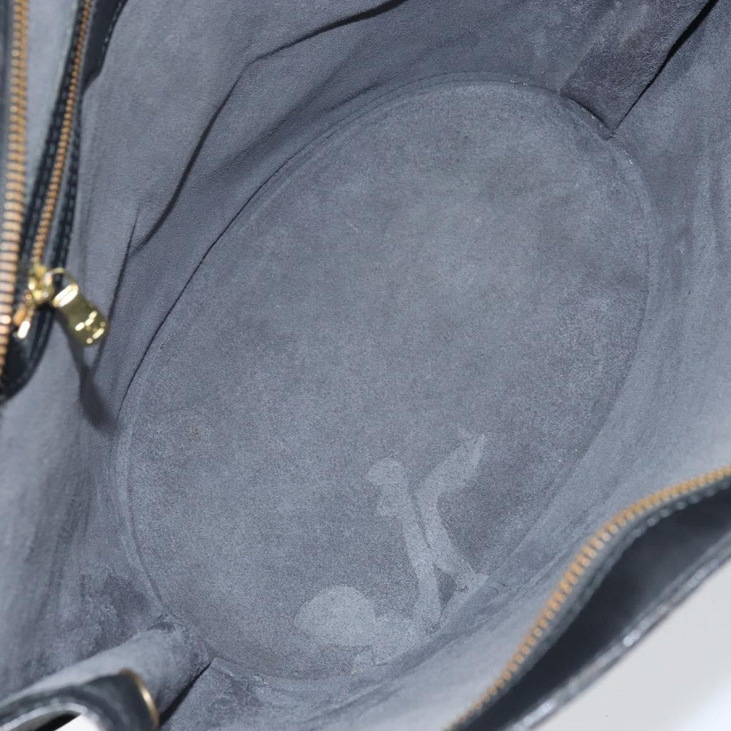Louis Vuitton Saint Jacques Handbag Epi Leather Black Leather Shoulder Bag Bag (Pre-Owned)