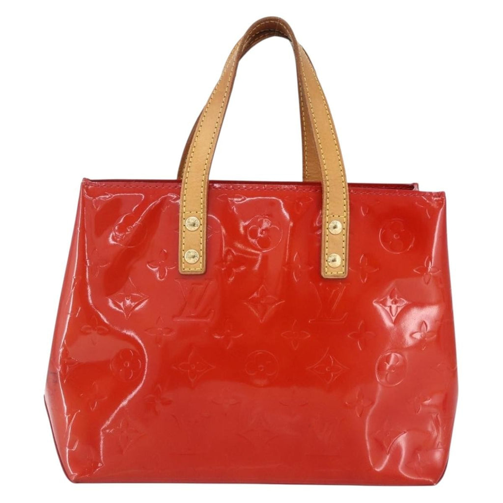 Louis Vuitton Reade Handbag Monogram Vernis Red Patent_Leather Handbag (Pre-Owned)