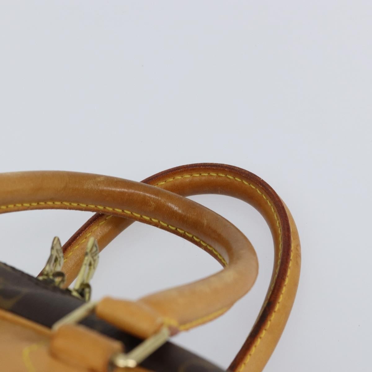 Louis Vuitton Deauville Handbag Monogram Canvas Brown Canvas Handbag (Pre-Owned)