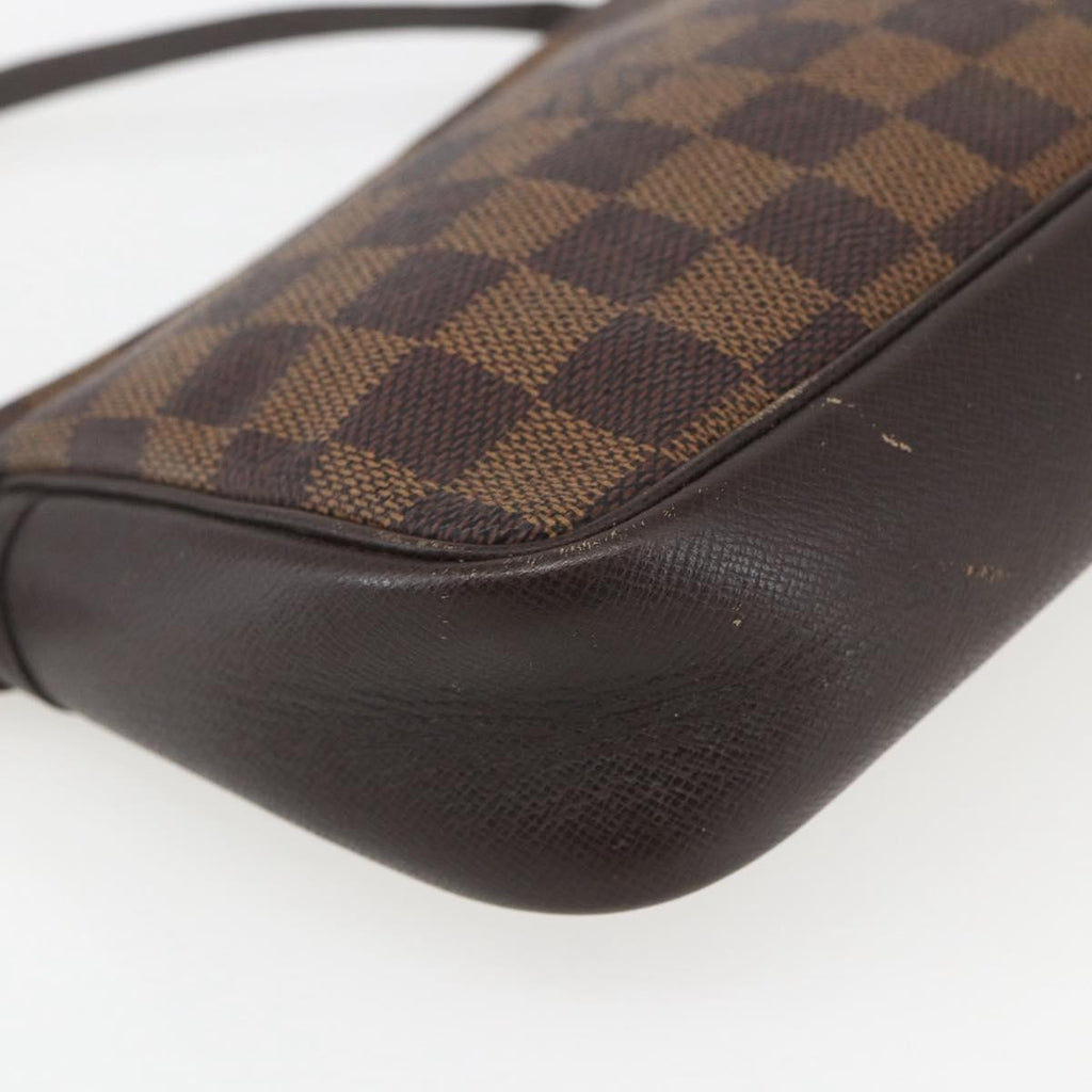 Louis Vuitton Trousse Make Up Bag Damier Canvas Brown Canvas Clutche & Pouche Bag (Pre-Owned)