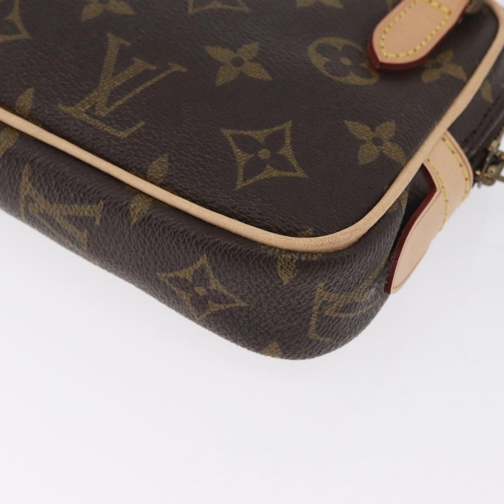 Louis Vuitton Pochette Marly Bandouliere Bag Monogram Canvas Brown Canvas Shoulder Bag Bag (Pre-Owned)