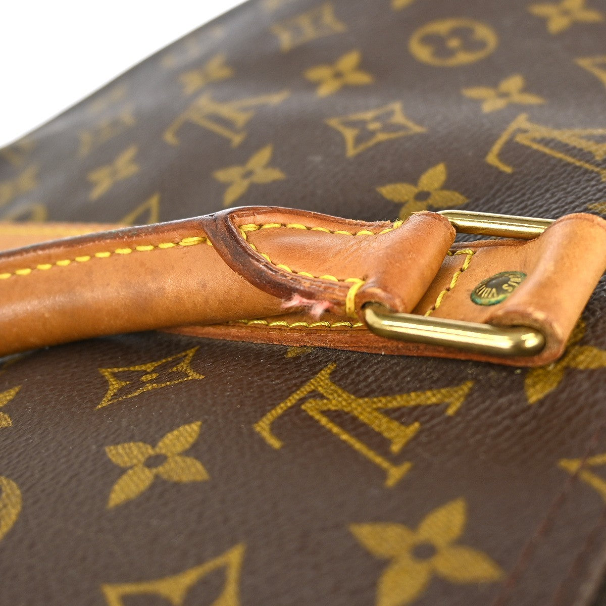 Louis Vuitton Keepall Bag Monogram Canvas Brown Canvas Travel Bag Bag (Pre-Owned)
