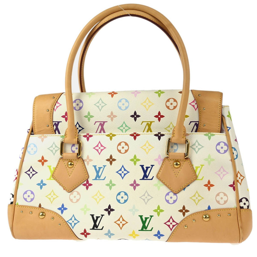 Louis Vuitton Beverly Handbag Monogram Multicolor Multicolour Canvas Handbag (Pre-Owned)