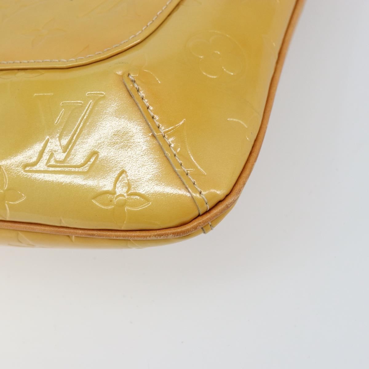 Louis Vuitton Thompson Street Handbag Monogram Vernis Beige Patent_Leather Shoulder Bag Bag (Pre-Owned)