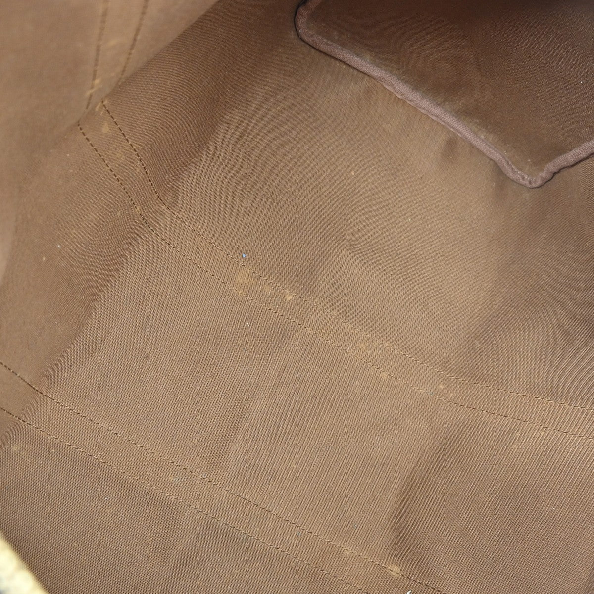 Louis Vuitton Keepall Bag Monogram Canvas Brown Canvas Travel Bag Bag (Pre-Owned)