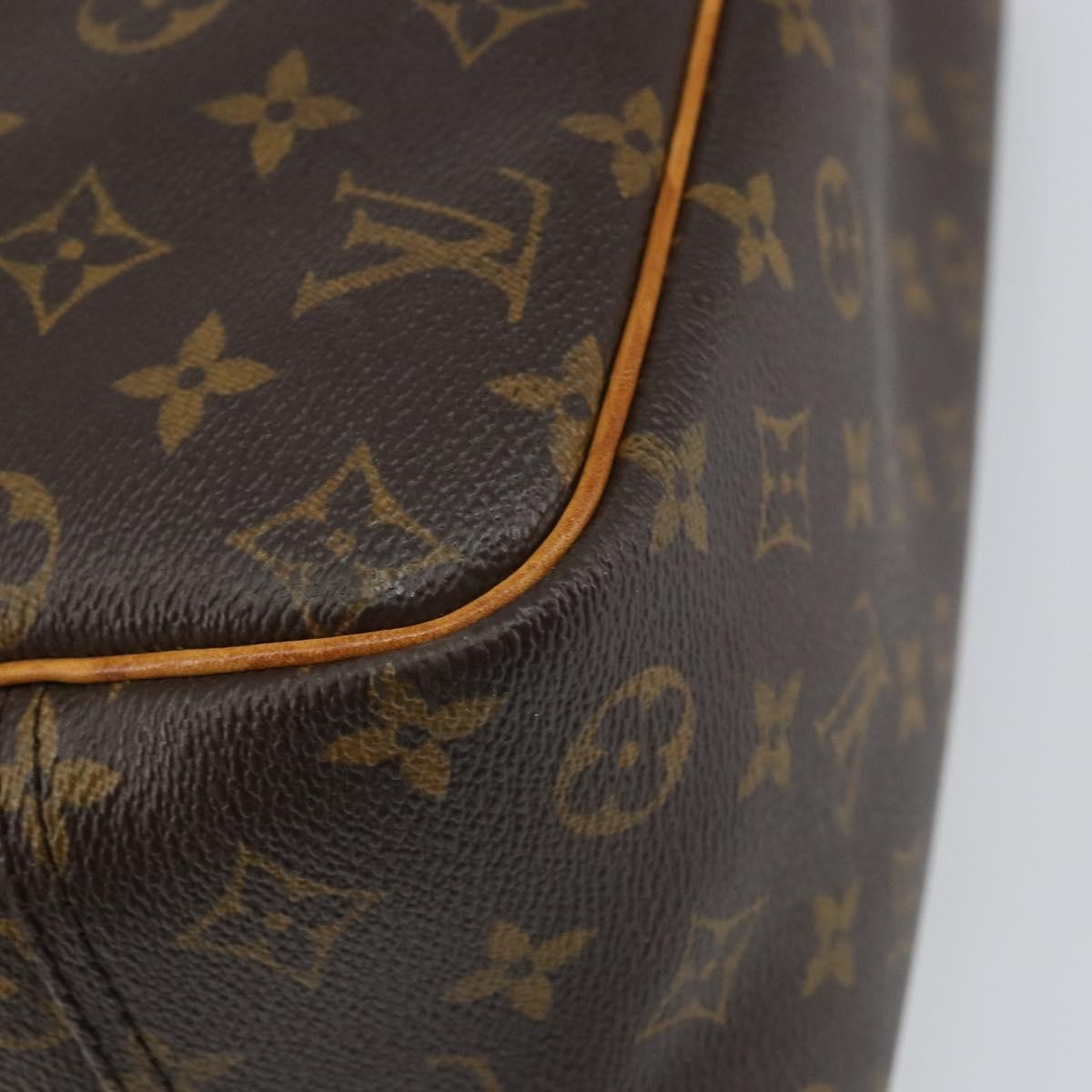 Louis Vuitton Deauville Handbag Monogram Canvas Brown Canvas Handbag (Pre-Owned)