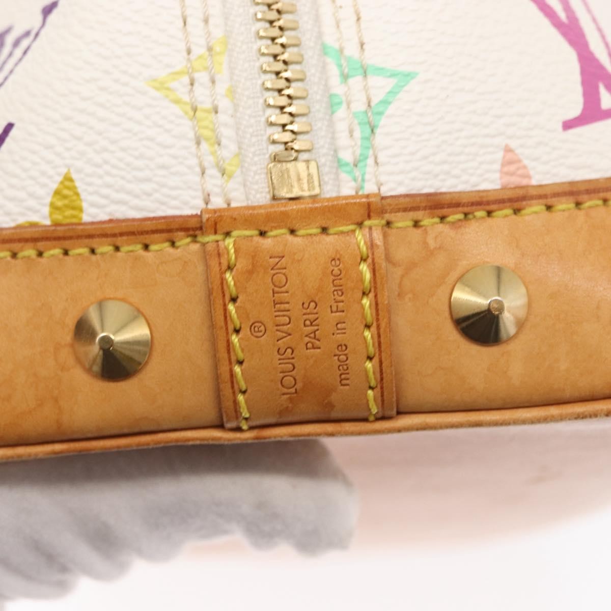 Louis Vuitton Alma Handbag Monogram Multicolor Multicolour Canvas Handbag (Pre-Owned)