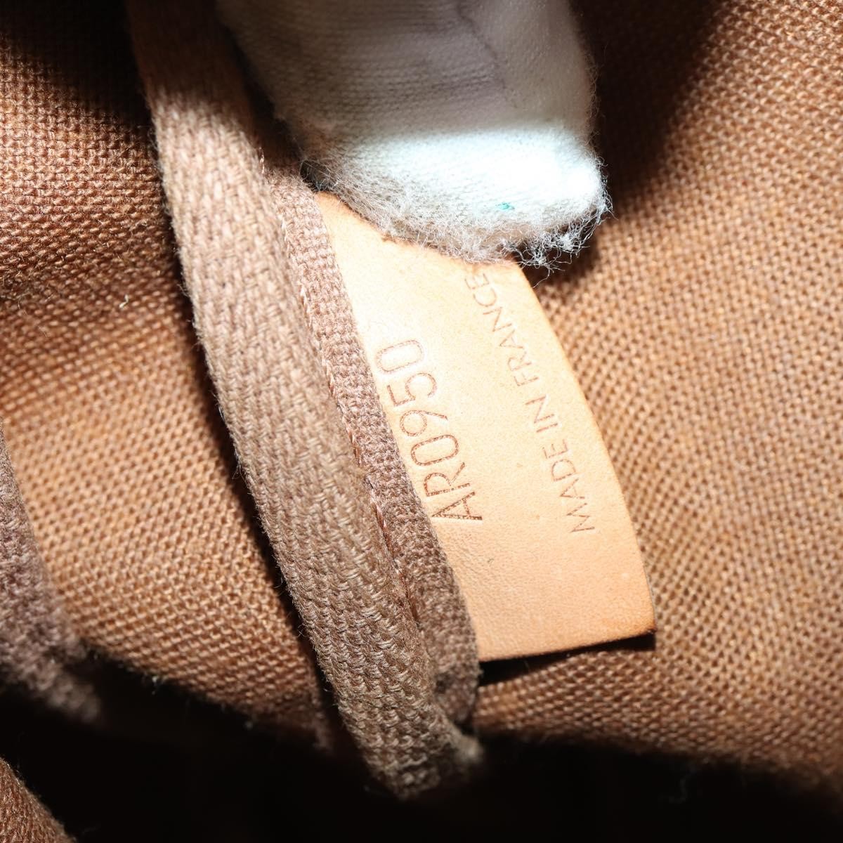 Louis Vuitton Saumur Handbag Monogram Canvas Brown Canvas Shoulder Bag Bag (Pre-Owned)