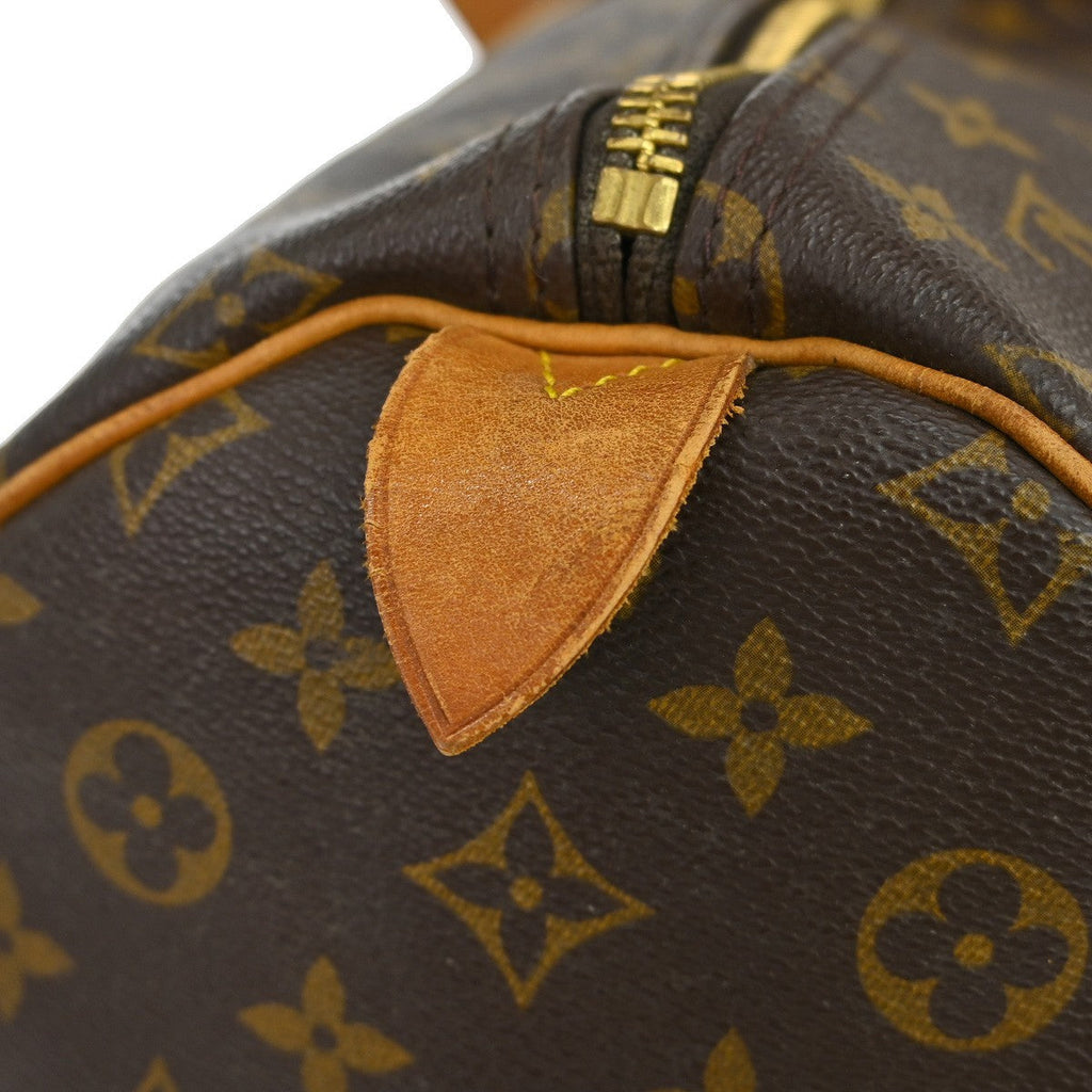 Louis Vuitton Keepall Bag Monogram Canvas Brown Canvas Travel Bag Bag (Pre-Owned)