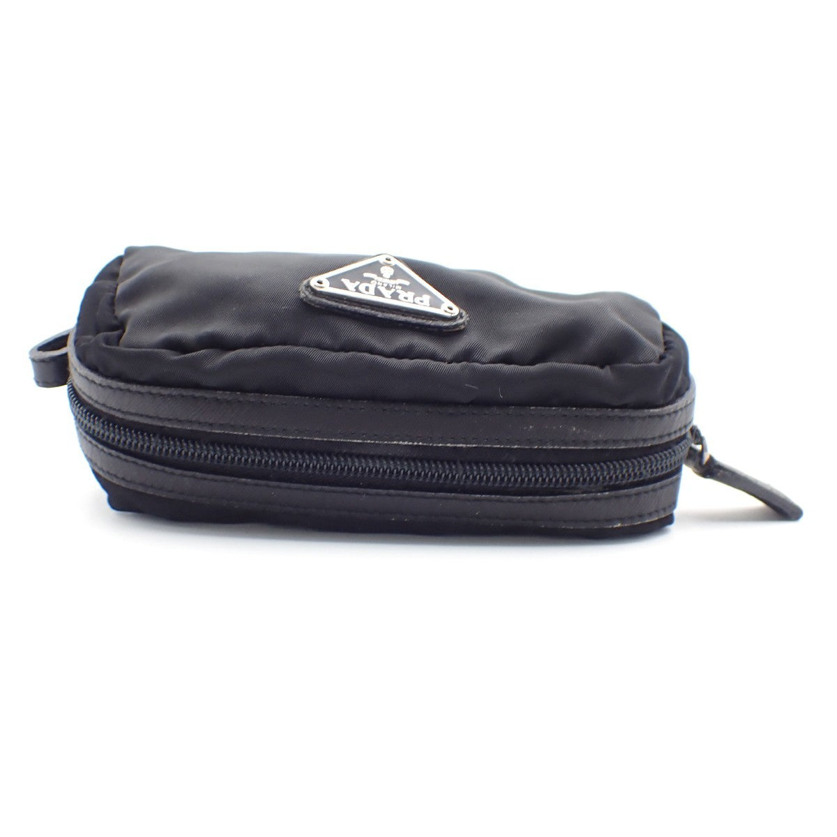 Prada Padded Zip Belt Bag Tessuto Black Nylon Clutche & Pouche Bag (Pre-Owned)