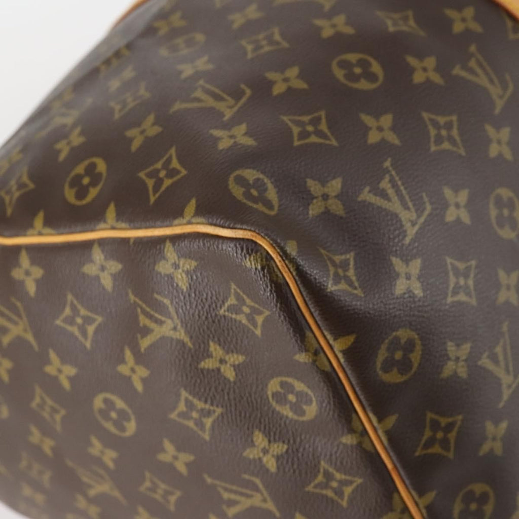 Louis Vuitton Keepall Bag Monogram Canvas Brown Canvas Bag (Pre-Owned)